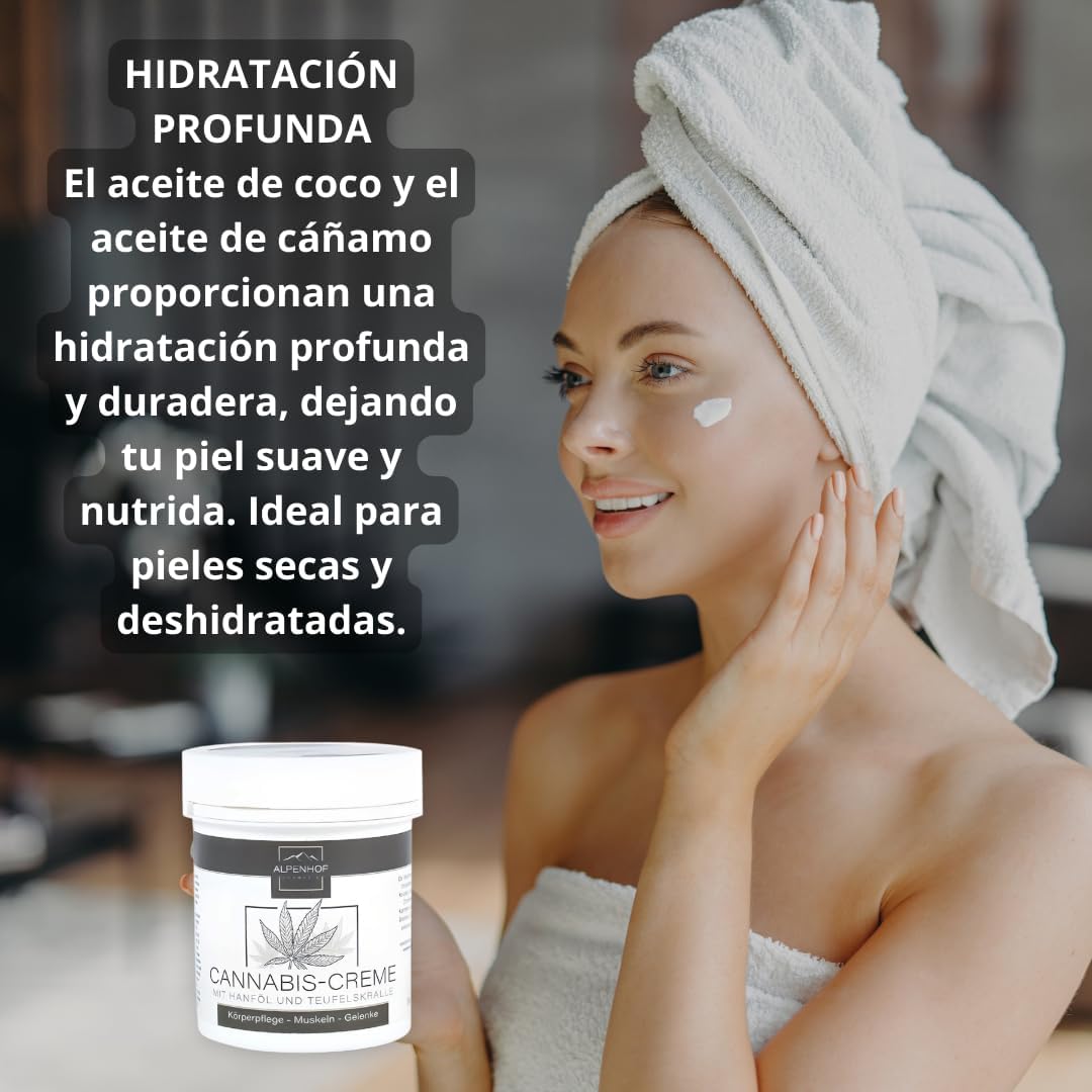 Crema Efecto Calmante con Semilla de Cáñamo de Alpenhof - 125 ml