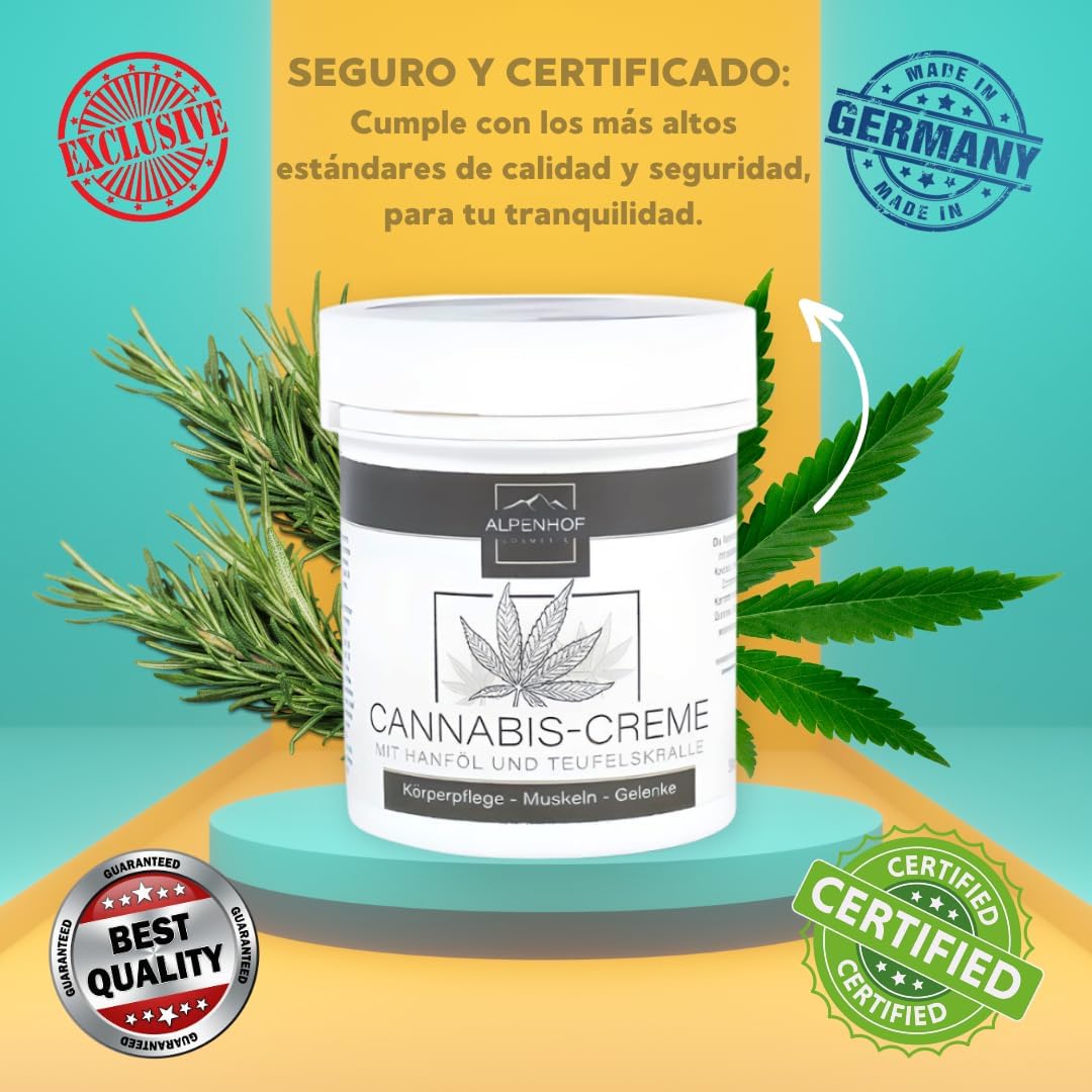 Crema Efecto Calmante con Semilla de Cáñamo de Alpenhof - 125 ml