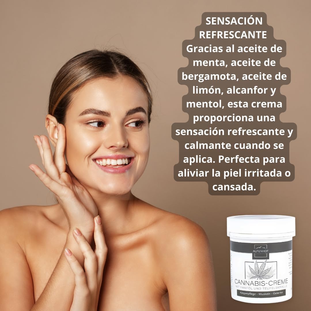 Crema Efecto Calmante con Semilla de Cáñamo de Alpenhof - 125 ml