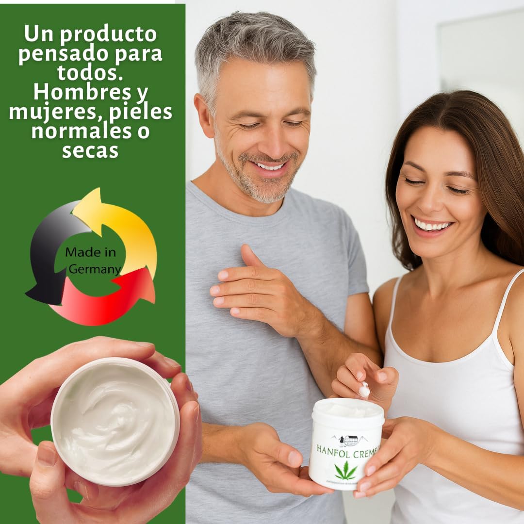 Gel/Crema de Cáñamo Hanföl - Antiinflamatoria y Analgésica - 250 ml