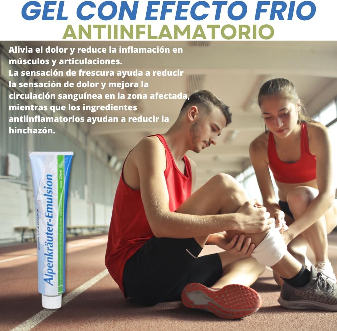 Crema Alpenkräuter Dolores Articulares Efecto Frio - Piernas Cansadas - 200 ml