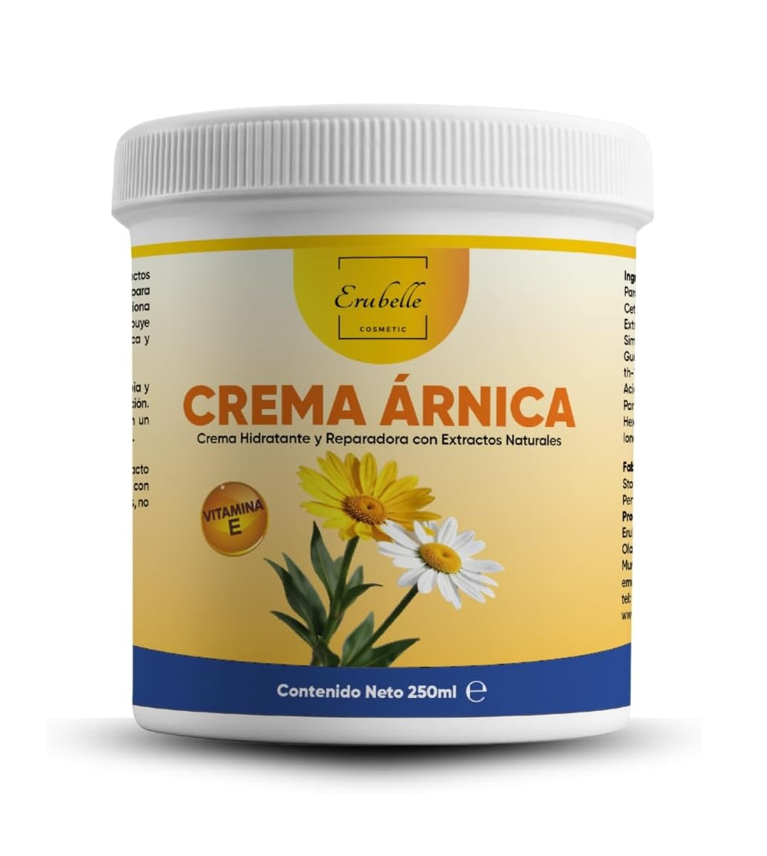 Arnica Crema Antiinflamatoria ERUBELLE - 250 ml