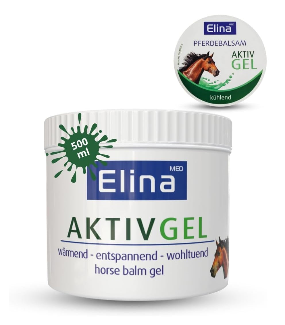 Bálsamo de Caballo Efecto Frio - Gel Árnica - Crema Antiinflamatoria de Elina - 500 ml