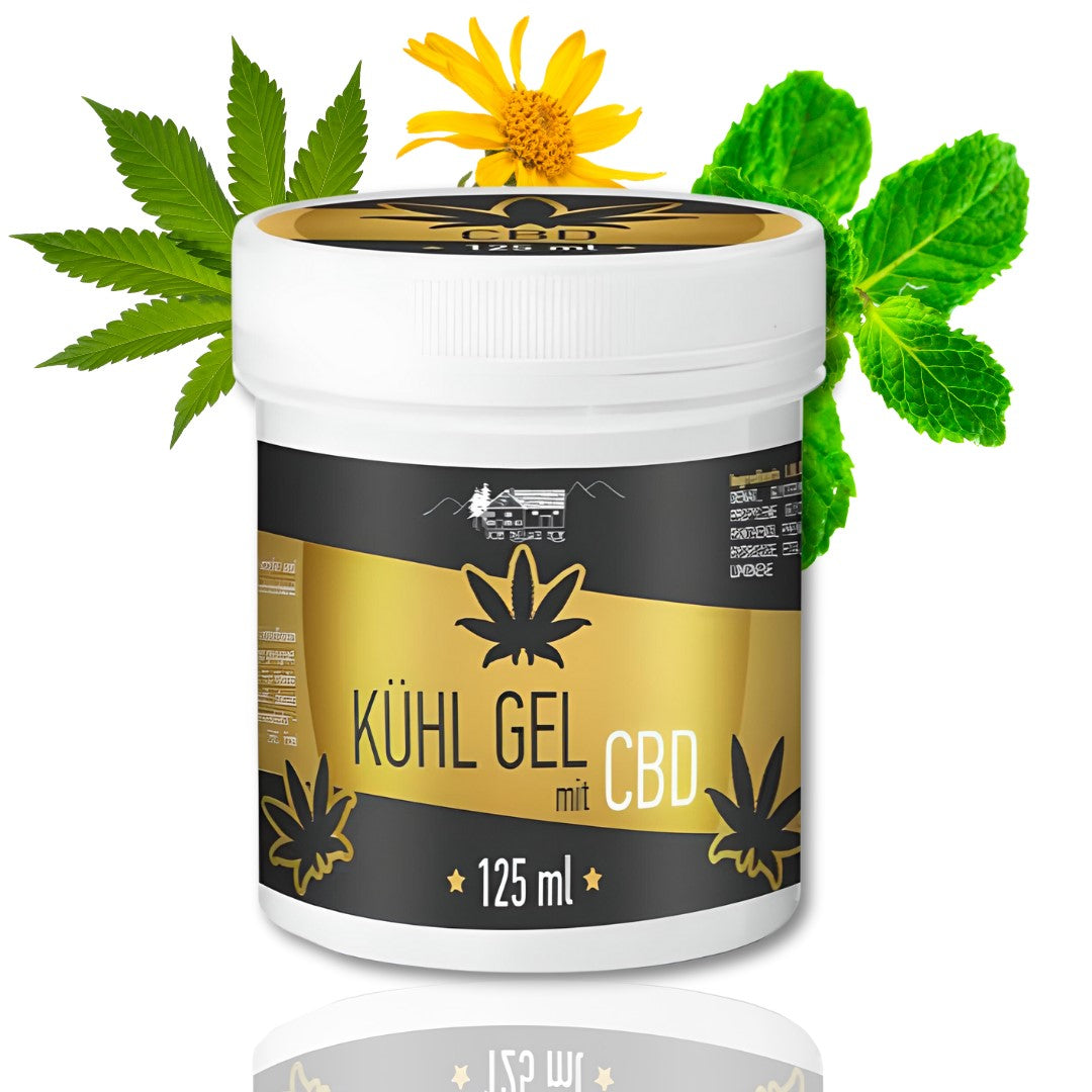 Entzündungshemmendes Gel/Creme mit CBD und Menthol – Beruhigende Wirkung – 125 ml