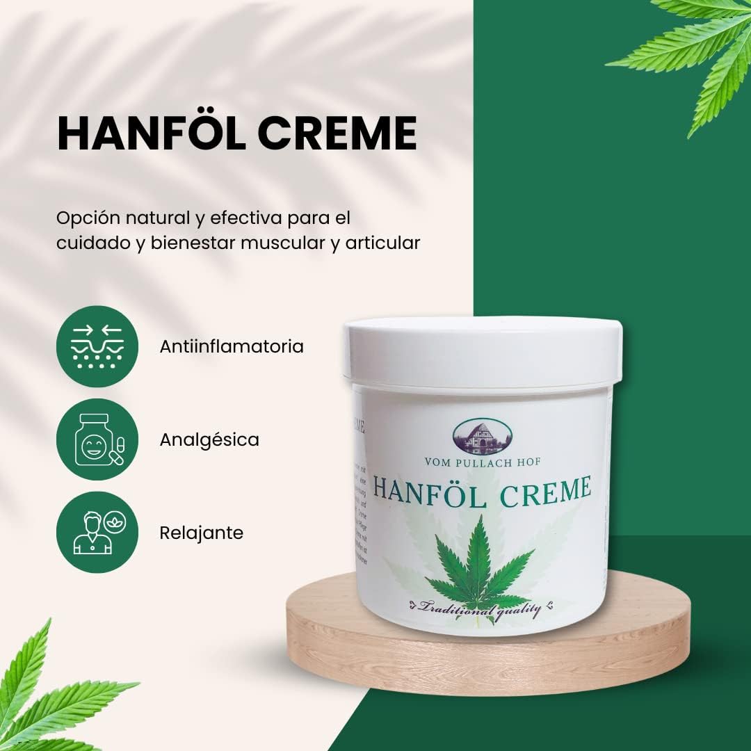 Hanföl Hemp Gel/Cream - Anti-inflammatory and Analgesic - 250 ml