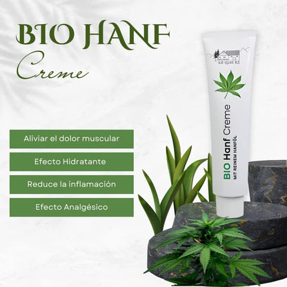 BIO Hanf Hanfölcreme – Entzündungshemmende, beruhigende Wirkung – 100 ml