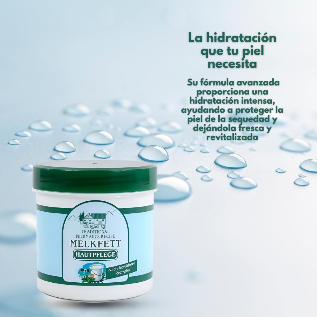 MelkFett Moisturizing Body Cream for Dry Skin - 250 ml