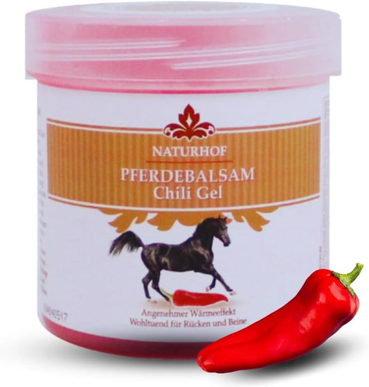 Gel Pferdebalsam Balsamo de Caballo Efecto Calor Naturhof - 250 ml