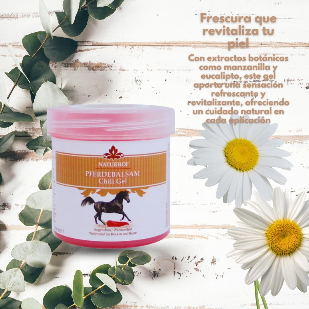 Horse Balm Gel Heat Effect Naturhof - 250 ml